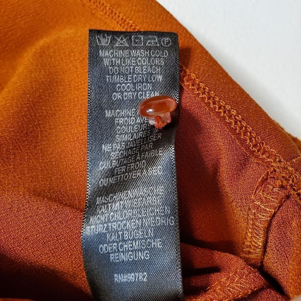 Burnt Orange Color Top Size M - Picture 6 of 10